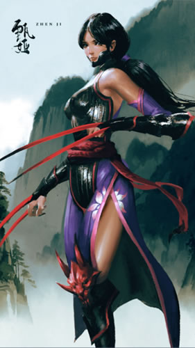 《百将行》手游 “弑君红玫”甄姬介绍