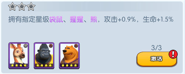 《宠兽争斗》手游 袋鼠羁绊加成介绍