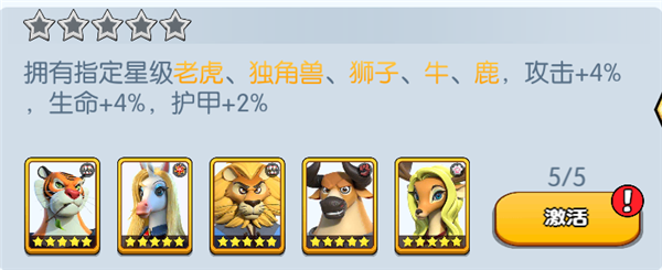 《宠兽争斗》手游 老虎羁绊加成介绍