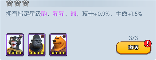 《宠兽争斗》手游 黑豹羁绊加成介绍