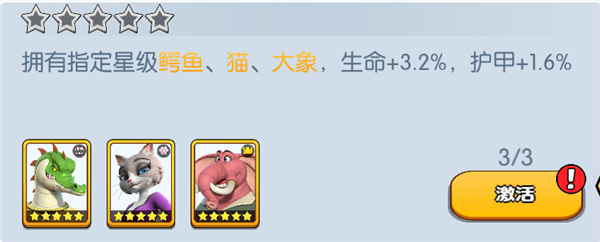 《宠兽争斗》手游 鳄鱼羁绊加成介绍