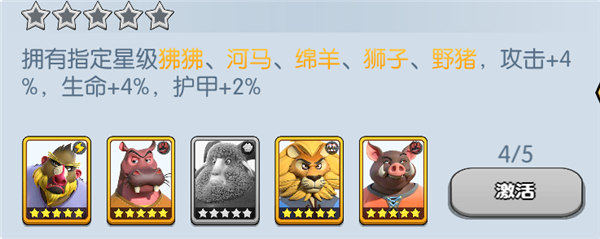 《宠兽争斗》手游 狒狒羁绊加成介绍