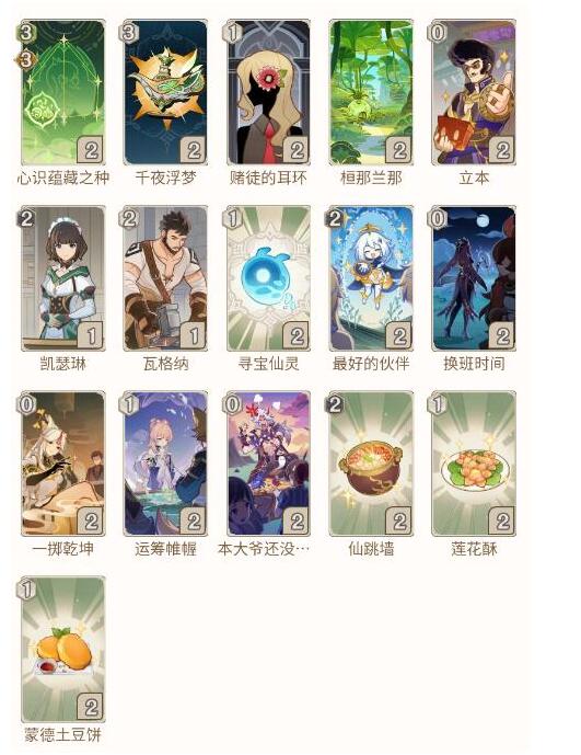 《原神》纳西妲三色反应队卡组搭配攻略