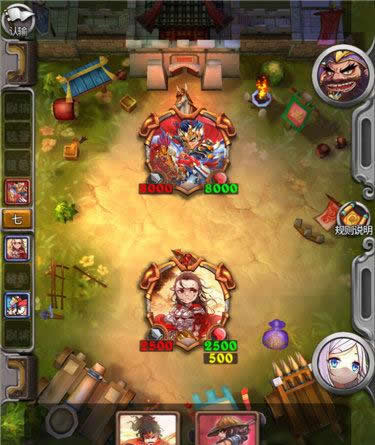 《斗脑三国》手游 蓝绿卡组VS精英董卓攻略