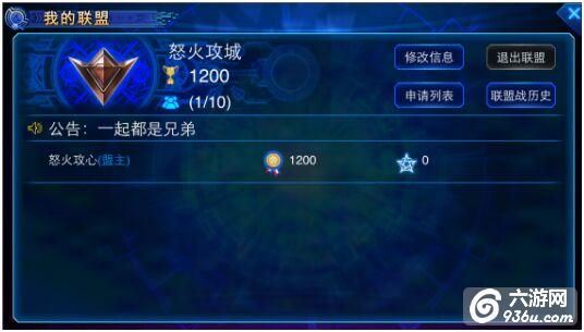 《苍翼之刃》手游 联盟系统详解