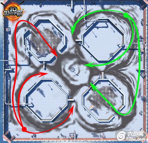 《3D坦克争霸》手游 5大地图伏击路线选择