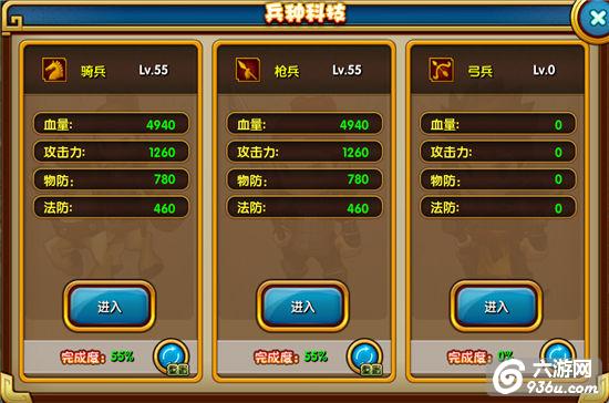 《主公受惊了》手游 兵营专题