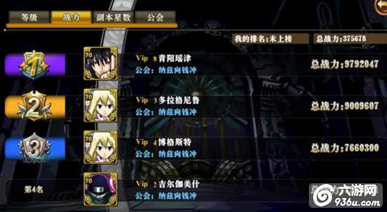 《妖尾魔导士》手游 排行榜怎么看详解