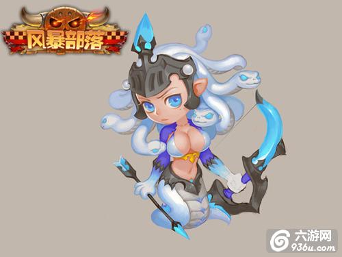 《风暴部落》手游 前排一姐美杜莎属性详解
