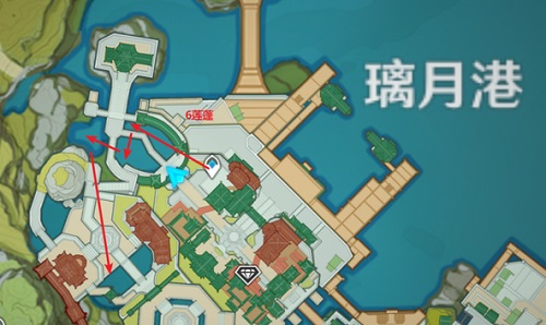 《原神》手游 莲蓬采集地点