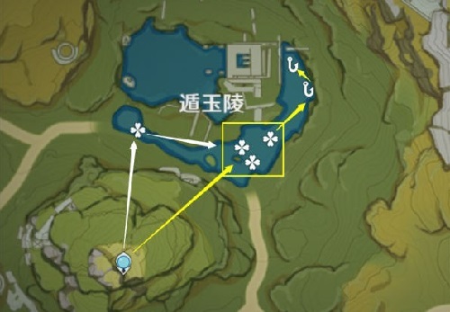 《原神》手游 莲蓬采集地点