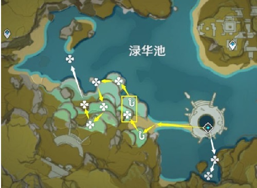 《原神》手游 莲蓬采集地点