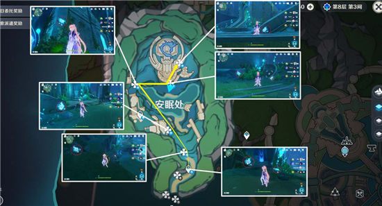 《原神》手游 枫丹特产苍晶螺采集路线