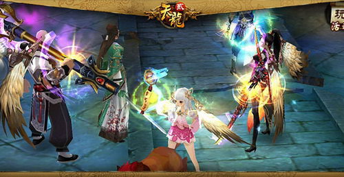 《天龙八部3D》手游  美梦成真！身披神翼带你飞